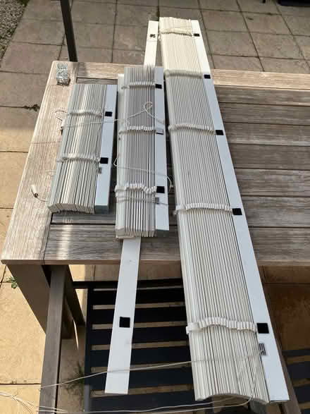 Photo of free White wooden blind 84.4w x 83.0d (Aylesbury HP19) #1