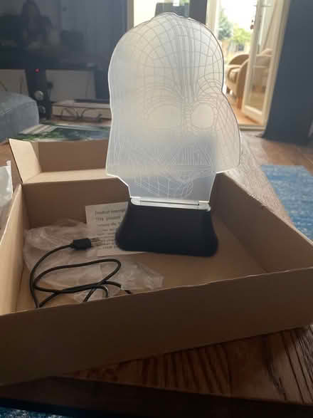 Photo of free Darth Vadar led lamp (Golden Green TN11) #1
