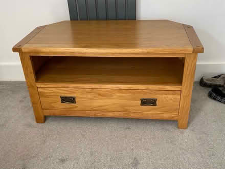 Photo of free Pine corner tv unit (LE67 Bagworth) #1
