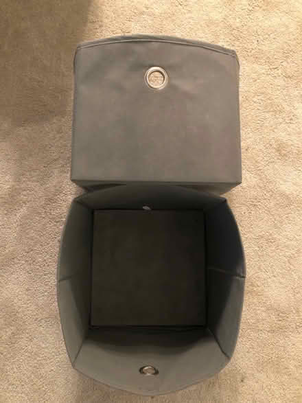 Photo of free 2 Gray Storage Cubes (South End) #1