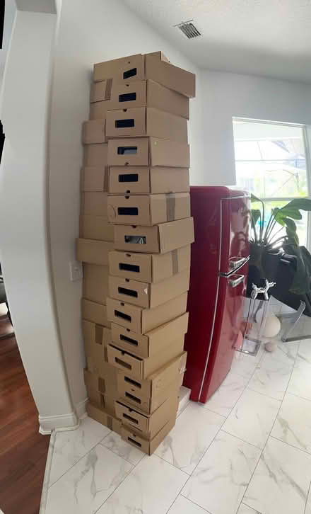 Photo of free 39 Shoe Storage boxes, assembled (Suntree Melbourne) #1
