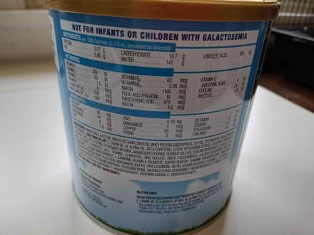 Photo of free Infant Formula (Near NVCC) #2