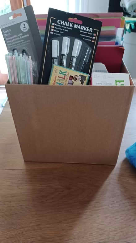 Photo of free Box of mixed stationery items (S10 crosspool) #1