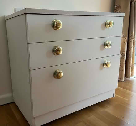 Photo of free 3 drawer chest (white) (Wheatley, Oxfordshire OX33) #1