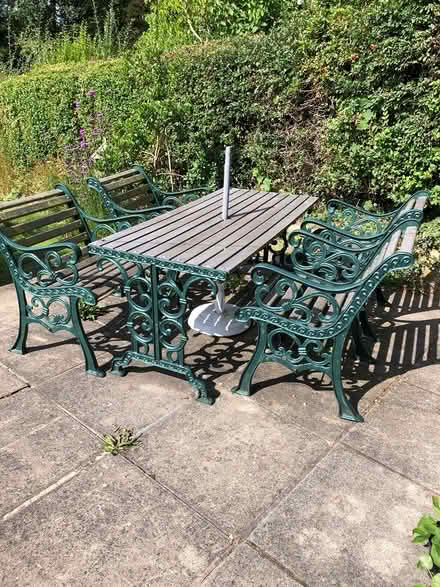 Photo of free Garden Table & Chairs (Honley) #1