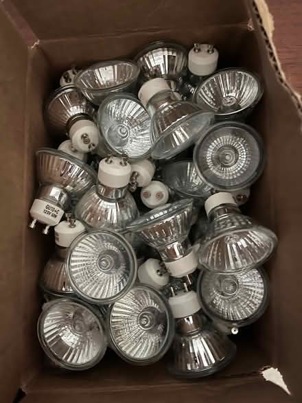Photo of free Box of GU10+C high hat bulbs (Wayne PA) #1