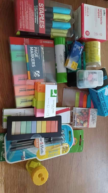 Photo of free Box of mixed stationery items (S10 crosspool) #2