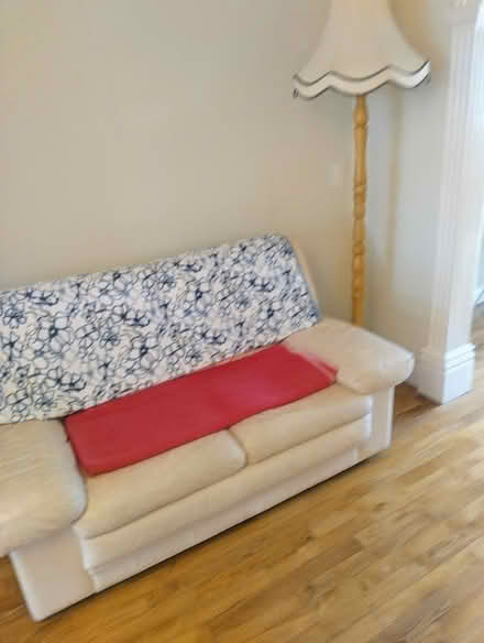 Photo of free Cream leather 2 seater (Citywest. Dublin 24) #2