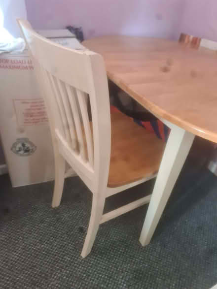 Photo of free Table and chairs (Coppenhall CW2) #2