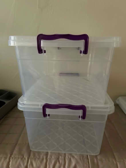 Photo of free 2 clear storage containers (10011 (17th & 9th)) #1