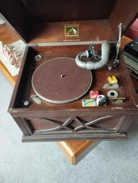 Photo of free Old HMV gramophone (Hooe) #2