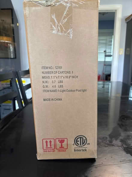 Photo of free Outdoor Post Light (Brookfield) #2