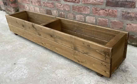 Photo of Brown wooden planter (Waterlooville PO7) #1