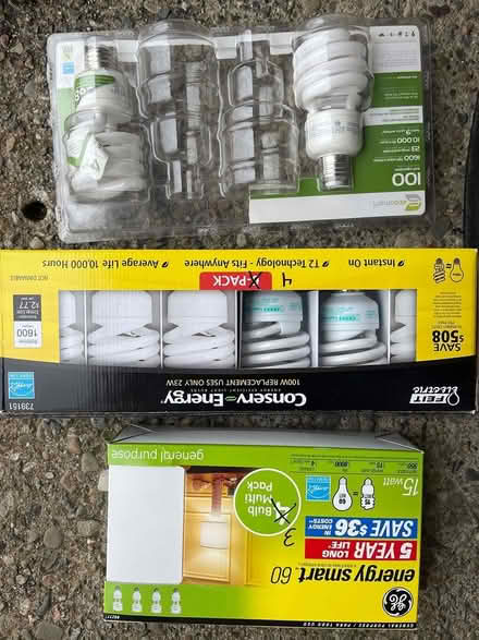 Photo of free Light bulbs assorted (Cowell st and Ranspot.) #1