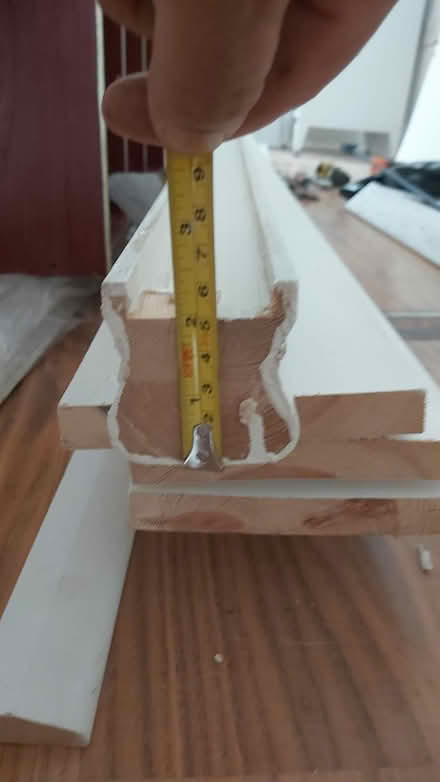 Photo of free Banister 1.8m handrail white paint (Dallow LU1) #2