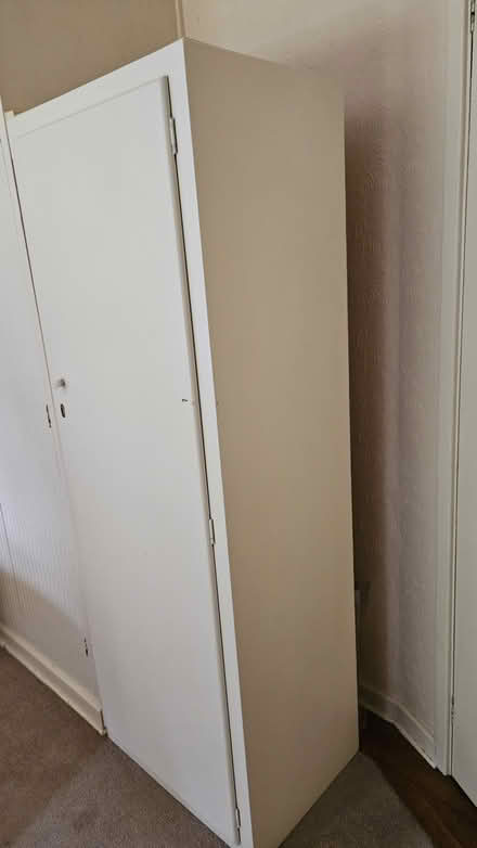 Photo of free White single wardrobe (NG17 8LE) #2