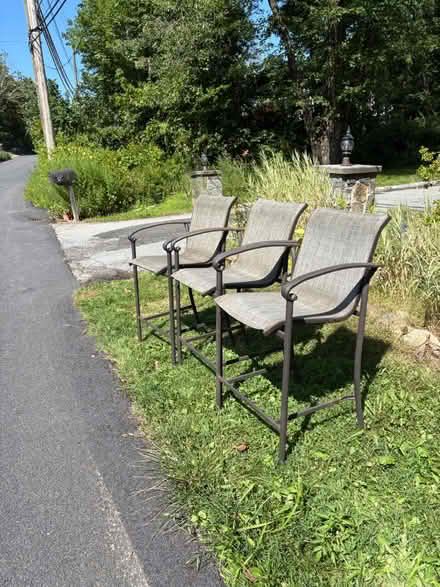 Photo of free Curb alert: outdoor barstools (Ossining) #2