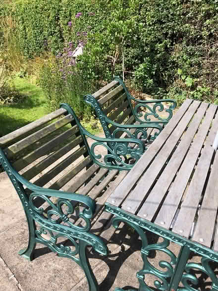 Photo of free Garden Table & Chairs (Honley) #2
