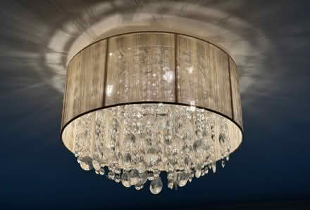 Photo of free NEXT Crystal Pendant Ceiling Lamp (Hatching Green AL5) #1