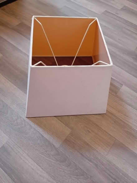 Photo of free Cream square lampshade (Swanshurst B13) #1