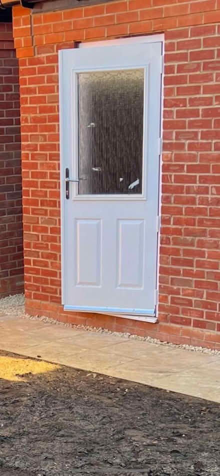 Photo of upvc double glazed door (loughborough) #1