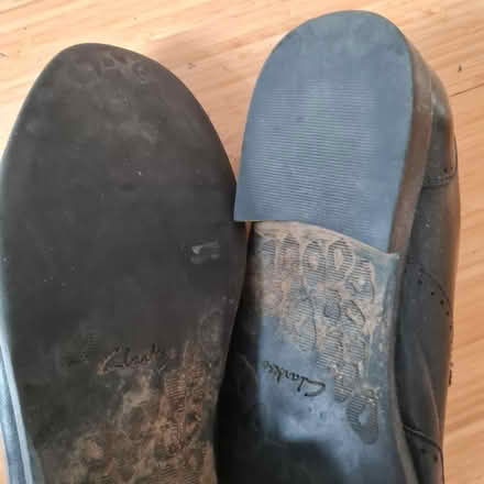 Photo of free Clarks uk6 black.lace up brogue school shoes (The Camp AL4) #2