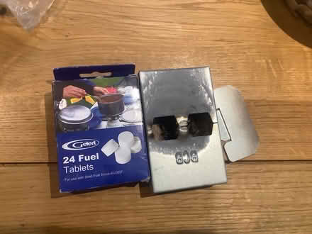 Photo of free Camping solid fuel cooker and fuel (Sutton Valence ME17) #1