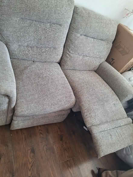 Photo of free 2st White and grey recliner (Mold CH7) #2