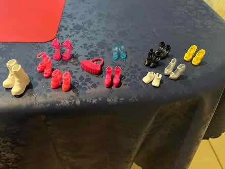Photo of free 11 pairs of Barbie shoes + 1 purse (Ellicott City 21043) #1