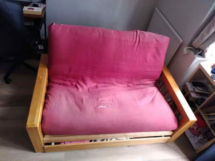 Photo of free 2 seater sofa bed (Woodlands TW7) #3