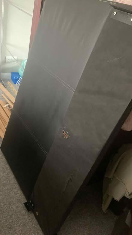 Photo of free Double bed with draws underneath. Leather headboard (Havant PO9) #2