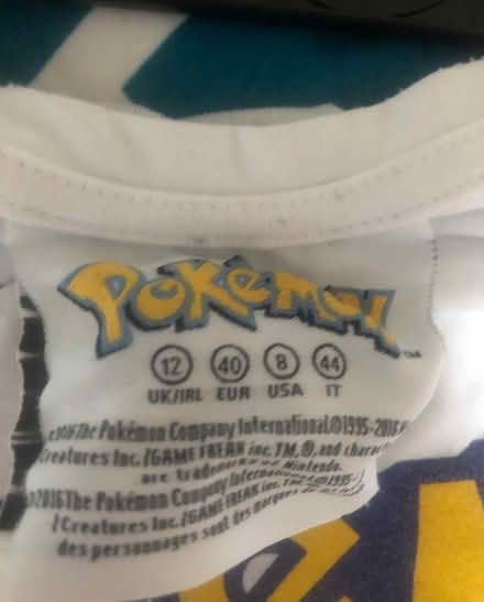 Photo of free Pokemon T shirt (Westbury Wilts BA13) #2