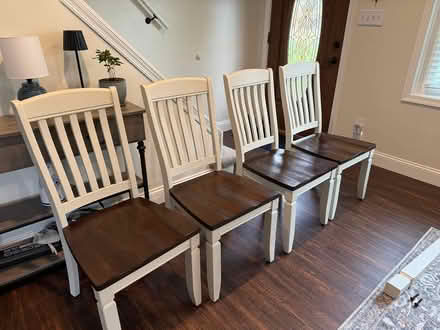 Photo of free Solid Wood Dropleaf Table/Chairs (Belvedere Heights/Mago Vista) #2