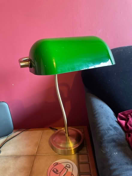 Photo of free Green glass light (Ruskin Park SE5) #1
