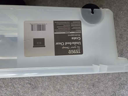 Photo of free Underbed Clear Crate (Barkingside IG5) #2