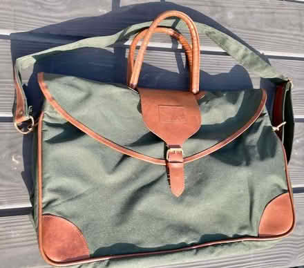 Photo of free Laptop/work bag - green fabric (Aldrington BN3) #1