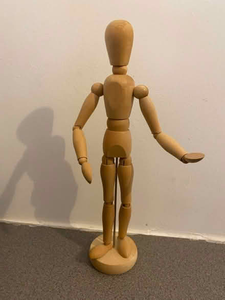 Photo of free wooden mannequin (Jennett's Park RG12) #1