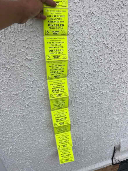 Photo of free Disabled driver stickers (West Kingsdown) #2
