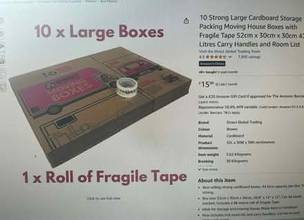 Photo of free 9x large cardboard moving boxes (Angel N1) #2