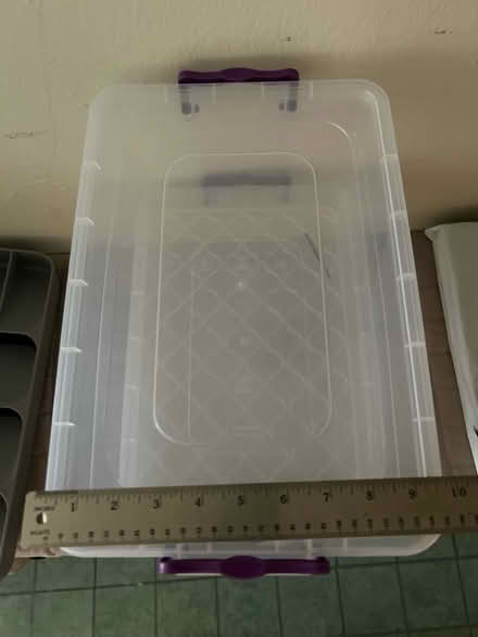 Photo of free 2 clear storage containers (10011 (17th & 9th)) #2