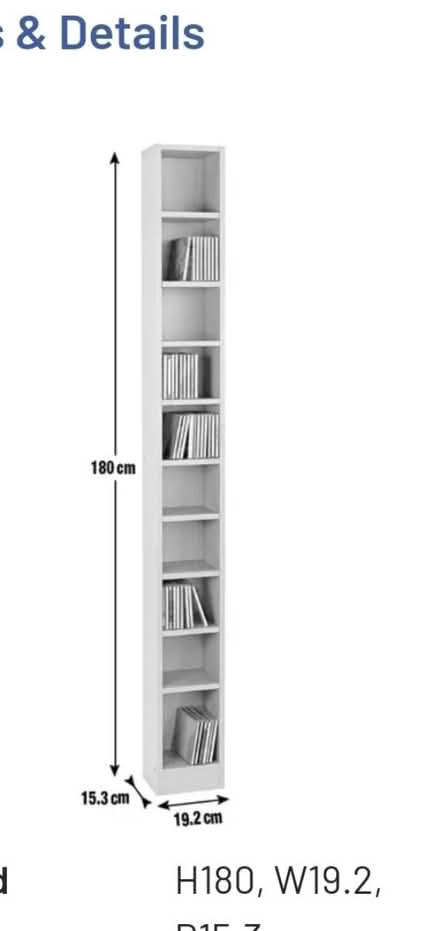 Photo of Tall dvd storage (TN23) #1
