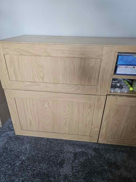 Photo of free Wooden living room cabinet (Kerri B65) #3