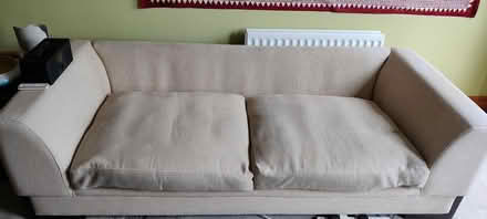 Photo of free Large beige 2 seater sofa (Leith) #2
