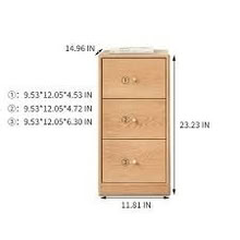 Photo of free 3-Drawer Chest/Cabinet (wood,brown) (Edinburgh EH17) #2