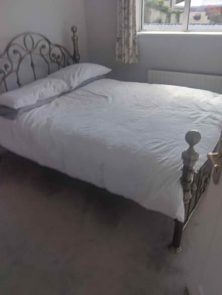 Photo of free Brass bed + matress (Citywest. Dublin 24) #2