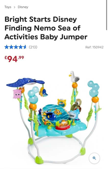 Photo of free Finding Nemo Jumperoo (Needham Market IP6) #1