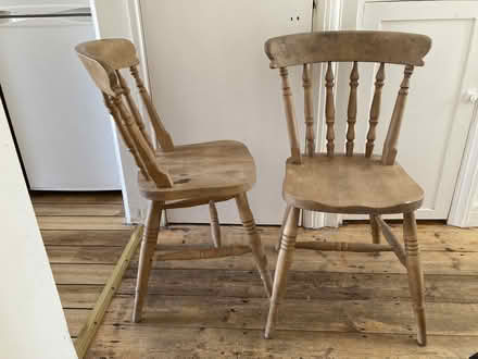 Photo of free 2 wooden chairs (Cowley OX4) #1