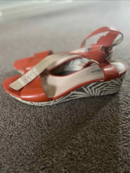 Photo of free Orange Sandals size 7.5 (Hucclecote GL3) #4
