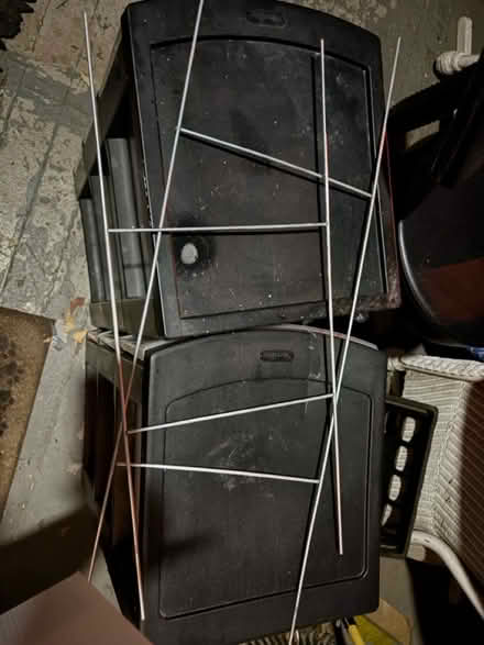 Photo of free Metal sticks for standard yard sign (Highland Park) #1