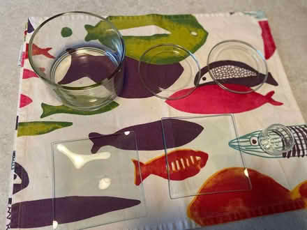 Photo of free Collection of glass candleplates & one tealight holder (Haywards Heath RH16) #1